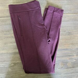 LOFT Burgundy Leggings - Size 6